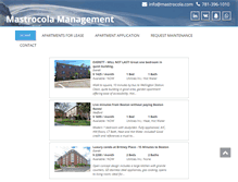 Tablet Screenshot of mastrocola.com